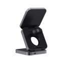 XD Xclusive Terra chargeur 15W pliable 3 en 1 en aluminium recyclé RCS