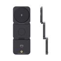 XD Xclusive Terra chargeur 15W pliable 3 en 1 en aluminium recyclé RCS