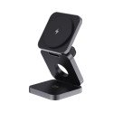 XD Xclusive Terra faltbares 3-in-1 15W Charger aus RCS recyceltem Aluminium