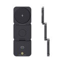 XD Xclusive Terra faltbares 3-in-1 15W Charger aus RCS recyceltem Aluminium