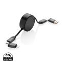 XD Xclusive Terra RCS aluminium recyclé câble rétractable 6 en 1