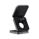 XD Xclusive Terra RCS gerecycled aluminium opvouwbare 3-in-1 15W oplader