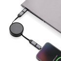XD Xclusive Terra RCS gerecycleerd aluminium uittrekbare 6-in-1-kabel