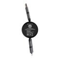 XD Xclusive Terra RCS gerecycleerd aluminium uittrekbare 6-in-1-kabel