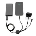 XD Xclusive Terra RCS recycled aluminium 120 cm 6-in-1 kabel