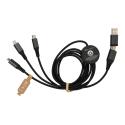 XD Xclusive Terra RCS recycled aluminum 120cm 6-in-1 cable