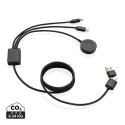 XD Xclusive Terra RCS rPET 6-in-1-Ladekabel mit Uhrenladegerät