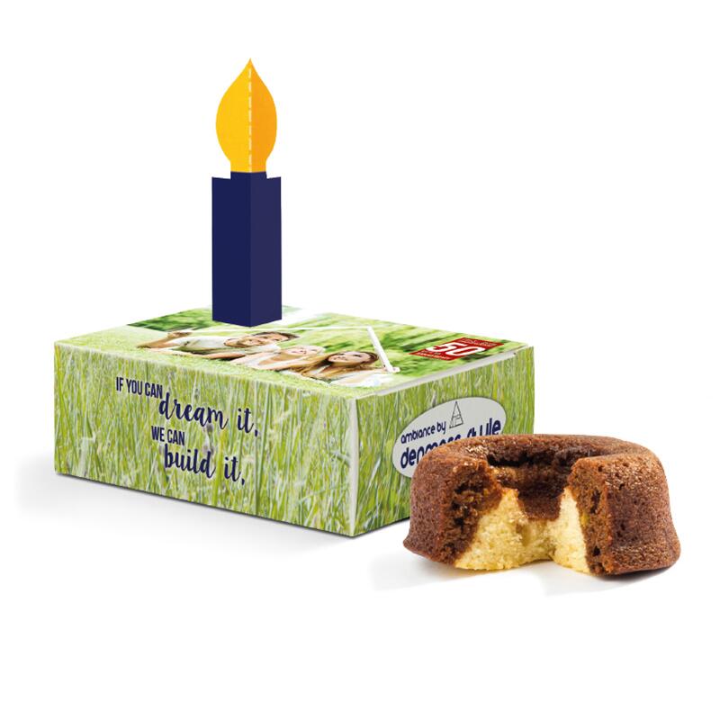 Bahlsen Minikuchen in der Gratulationsbox