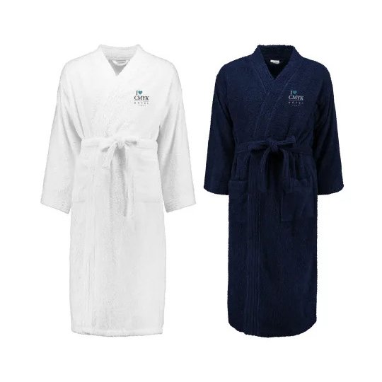 Printed bathrobes Have your logo embroidered PrintSimple