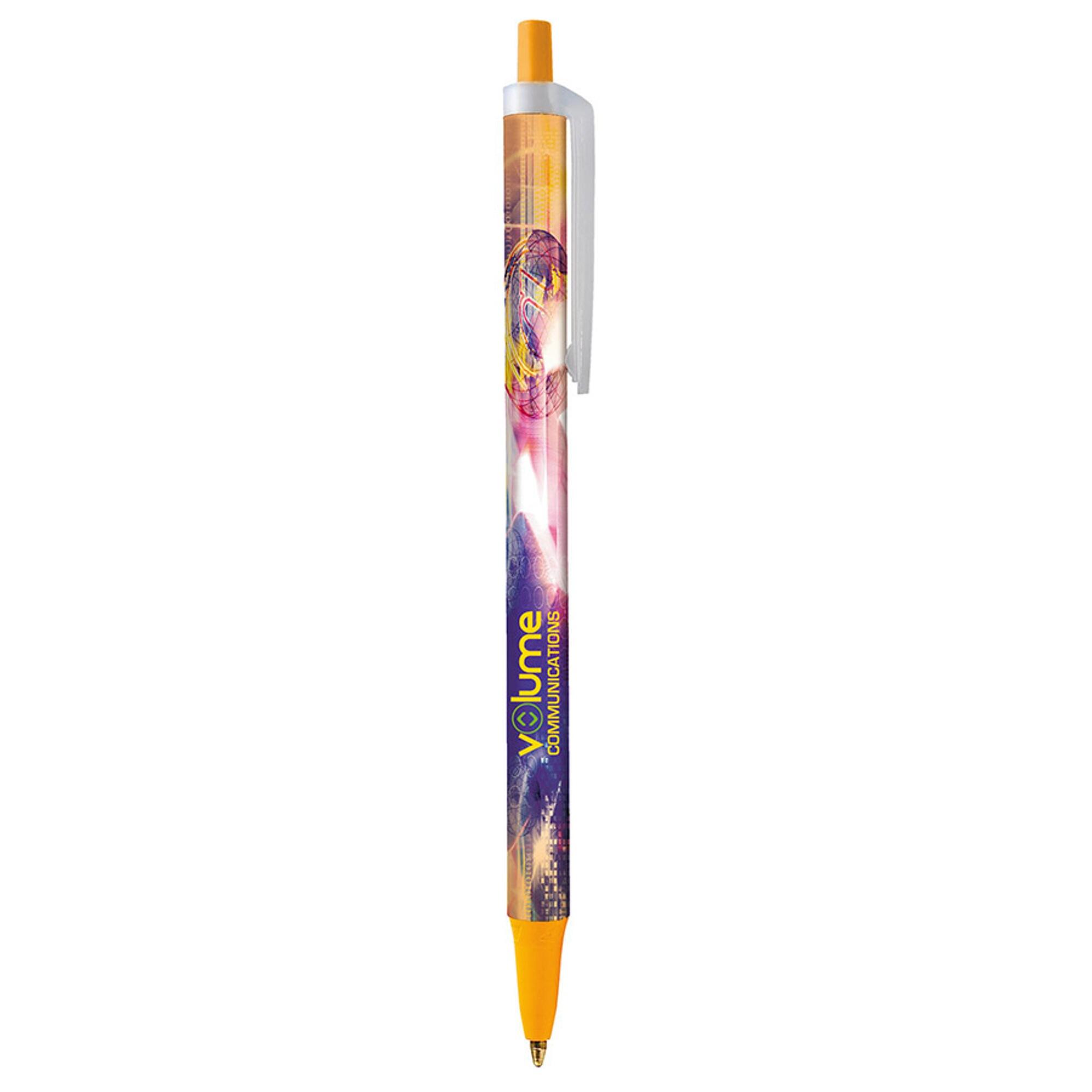 BIC Clic Stic BritePix ballpoint pen, blue ink