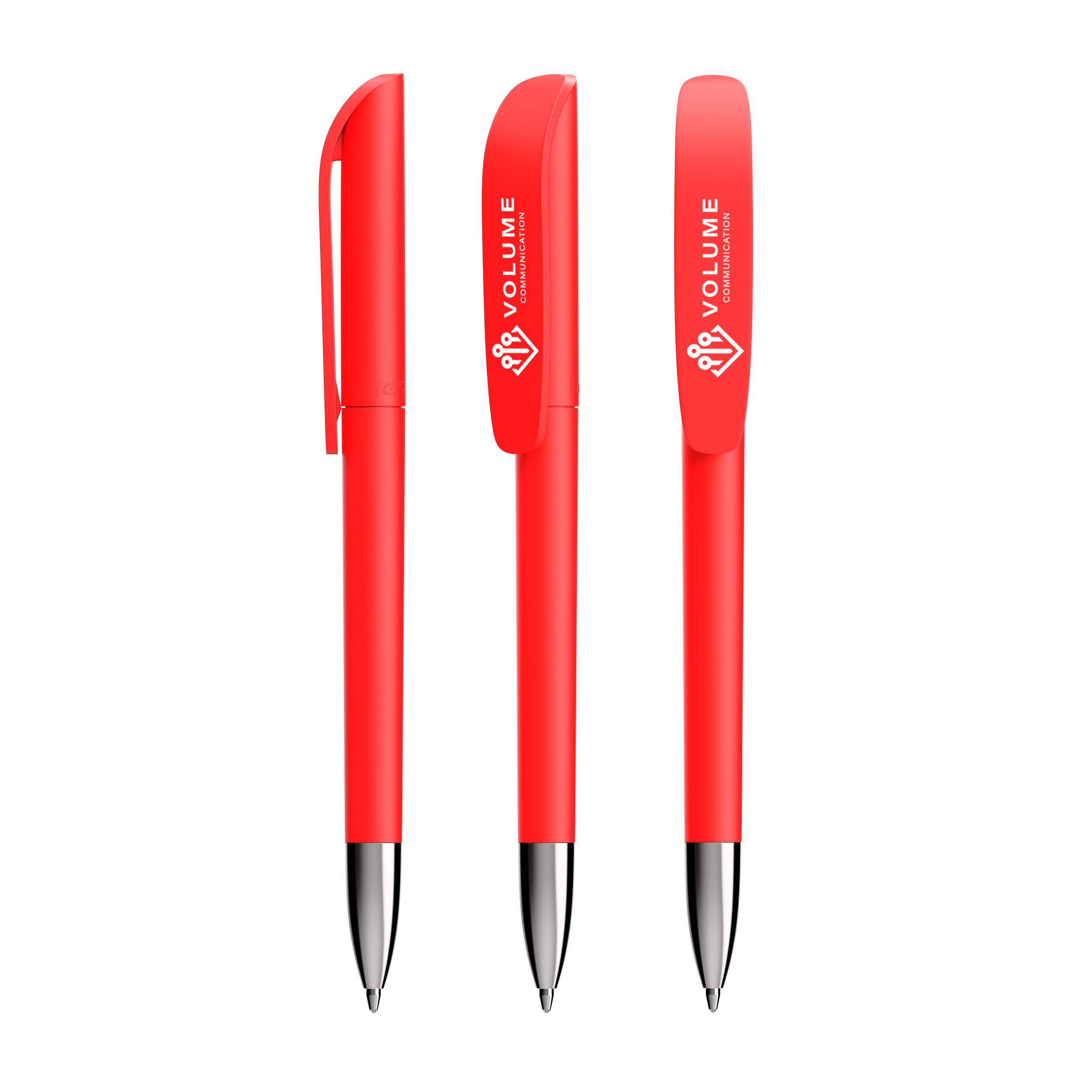 BIC Super Clip Soft Advance ballpoint pen, blue ink