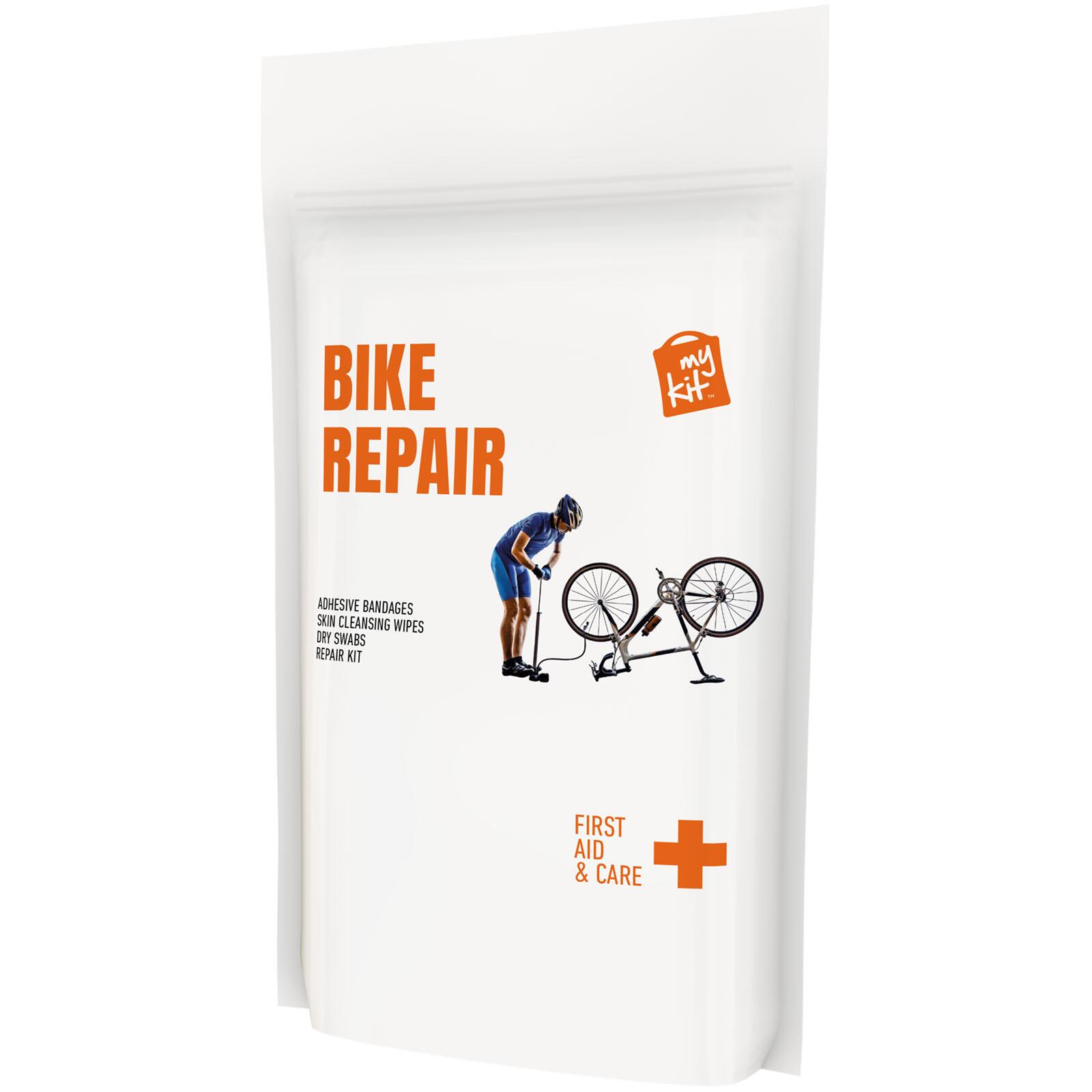 Bike repair set with paper pouch