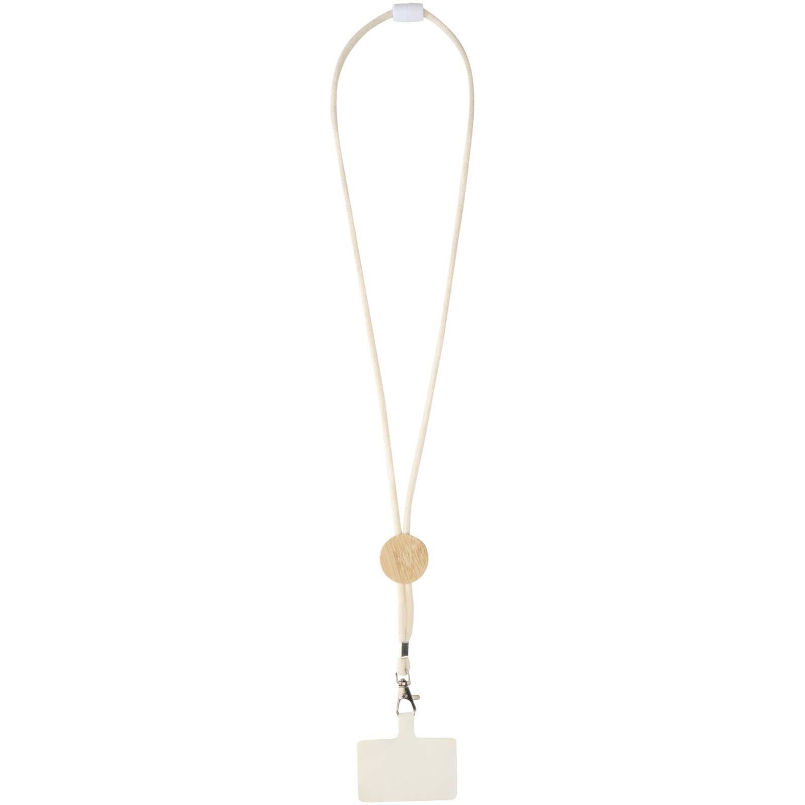 Bullet Adhab smartphone lanyard met bamboedetails
