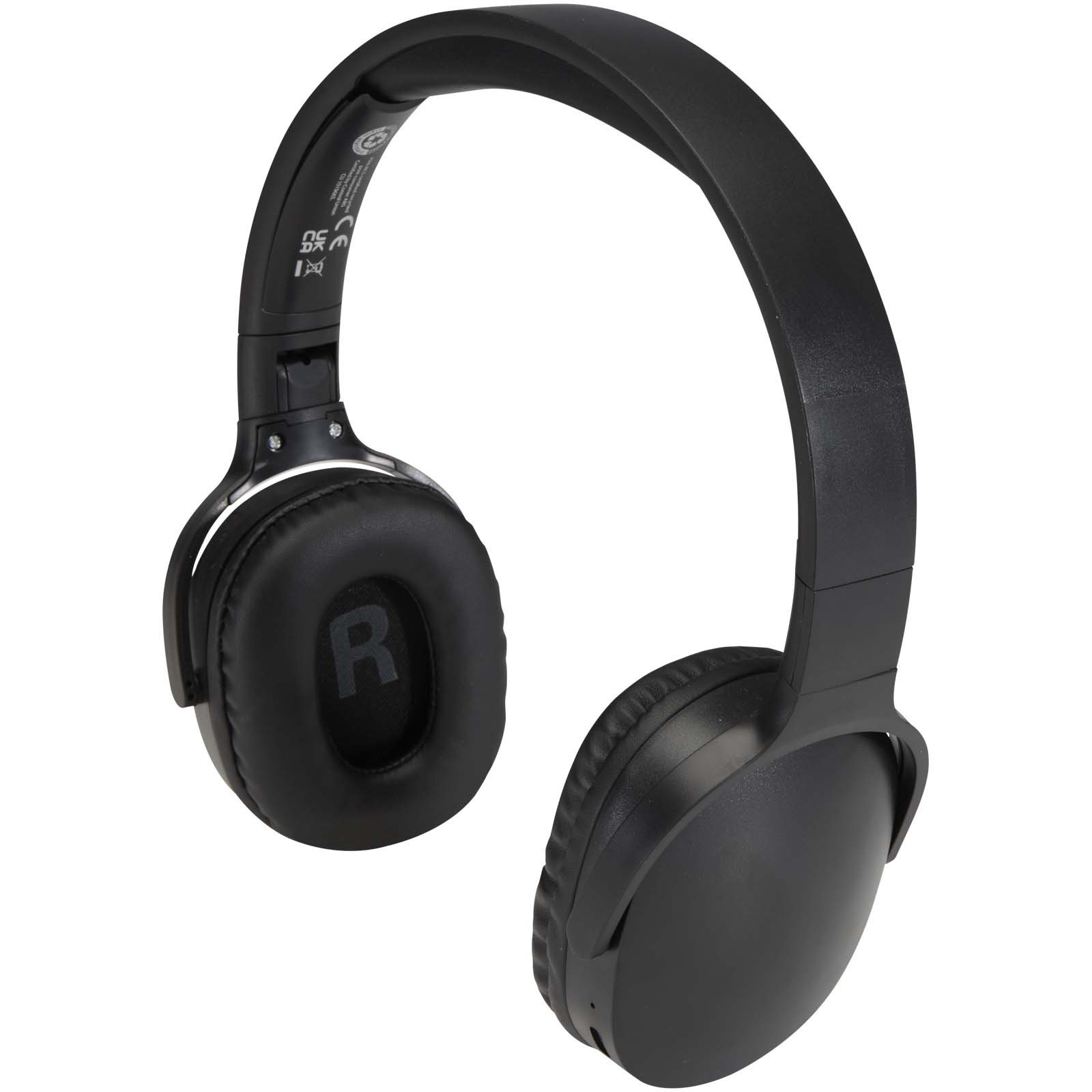 Bullet Ancha gerecycleerde plastic draadloze Bluetooth®-hoofdtelefoon over-ear