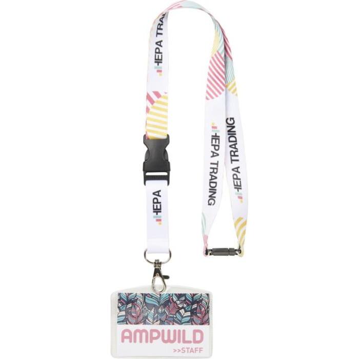 Bullet Balta full-color lanyard met safety breakaway en gesp 15mm