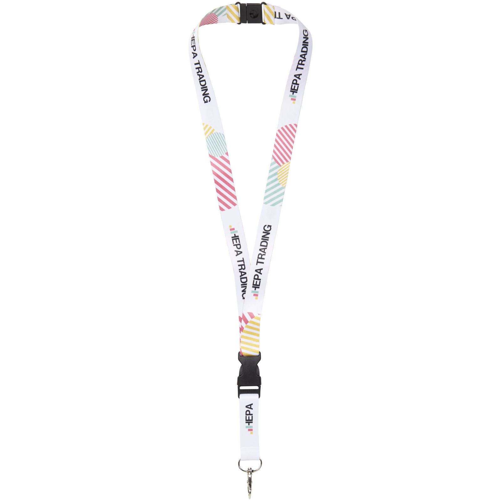 Bullet Balta full-color lanyard met safety breakaway en gesp 25mm