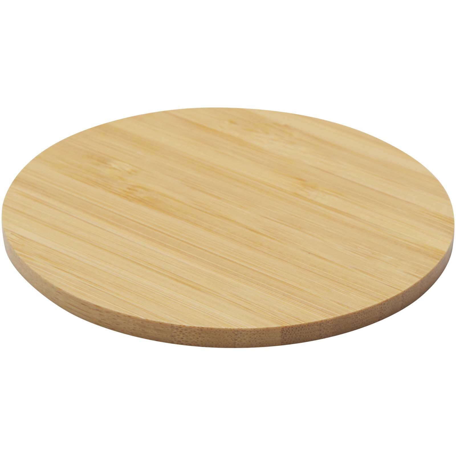 Bullet Cha bamboo coaster