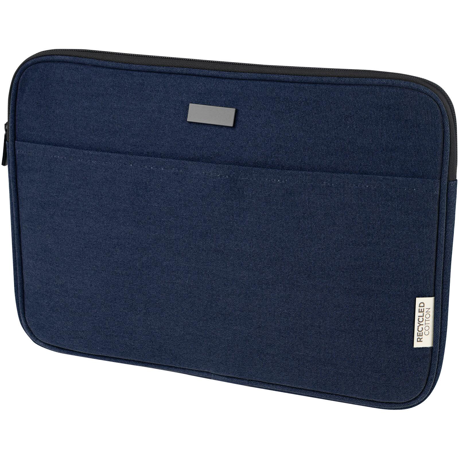 Bullet Joey 14 inch GRS gerecyclede canvas laptophoes 2 l