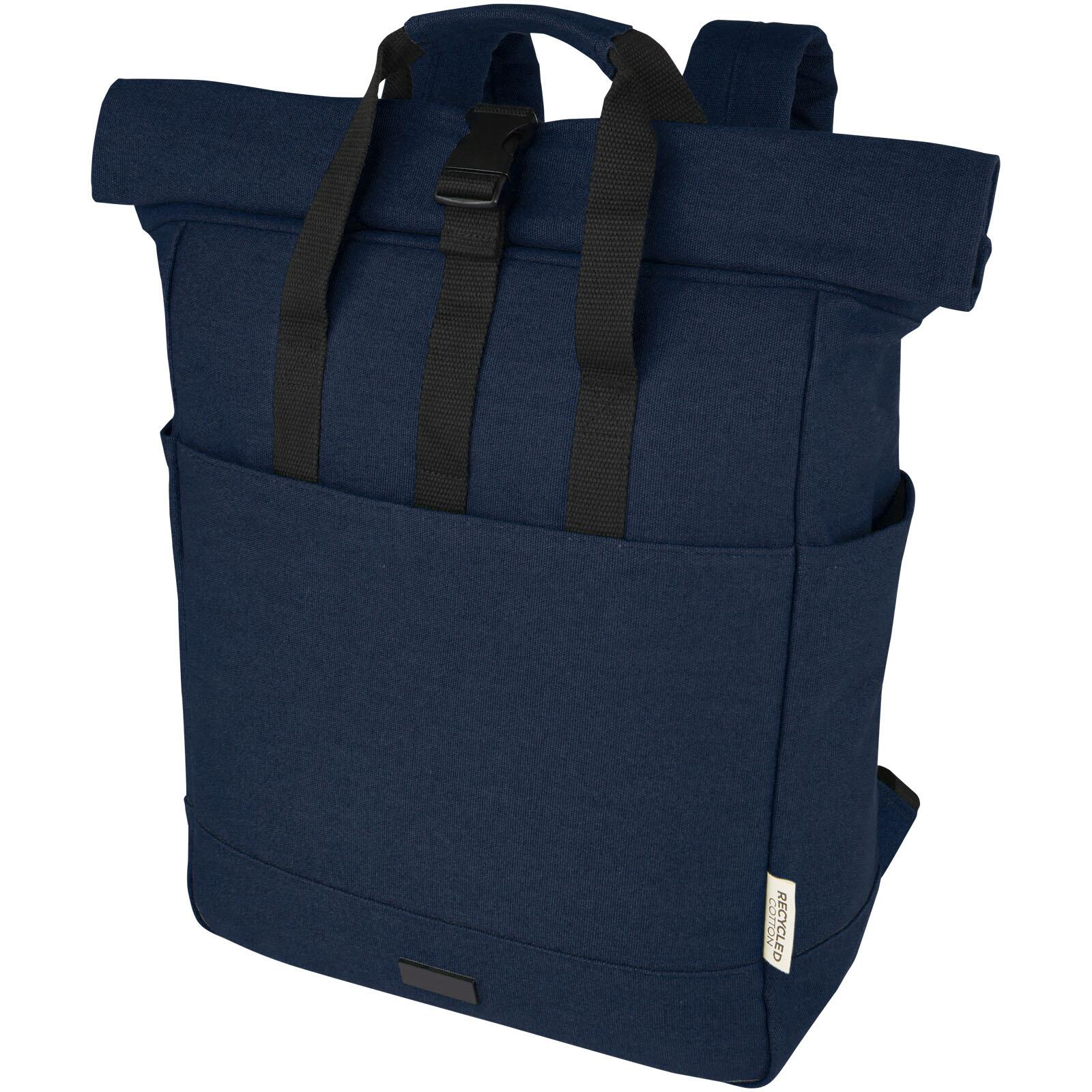Bullet Joey 15 inch GRS gerecyclede canvas rolltop laptoprugzak 15 l