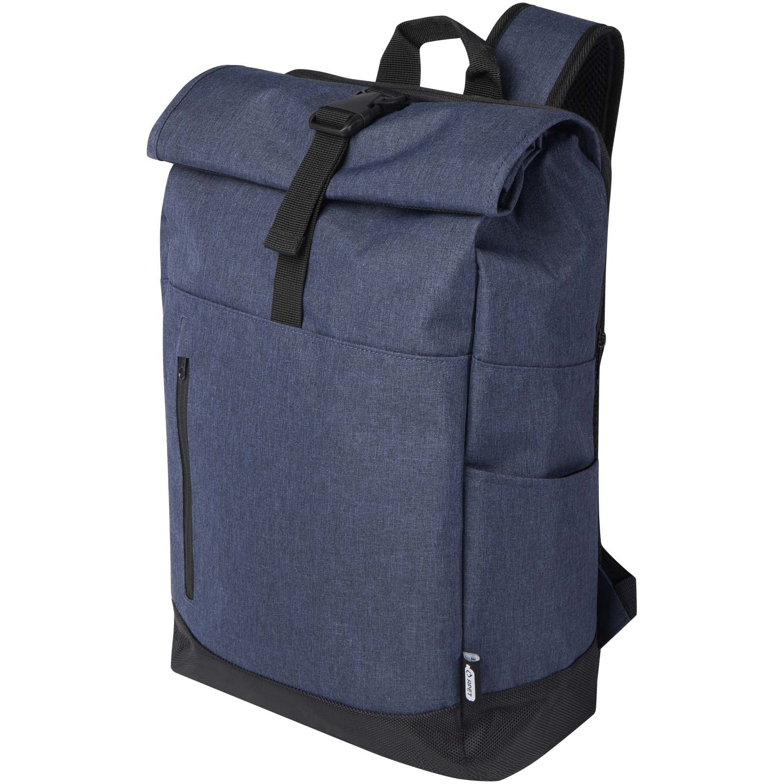 Bullet Libra sac à dos pour ordinateur portable recyclé GRS avec rabat enroulable de 15,6 pouces 12L