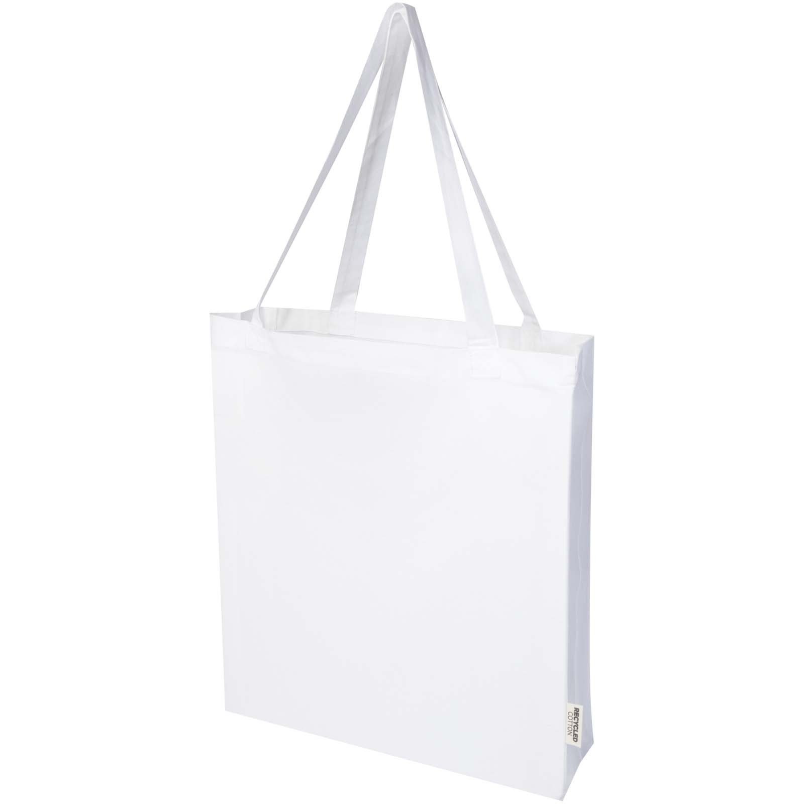 Bullet Madras 140 g/m² Tragetasche mit Seitenfalten aus recycelter Baumwolle 12L - GRS