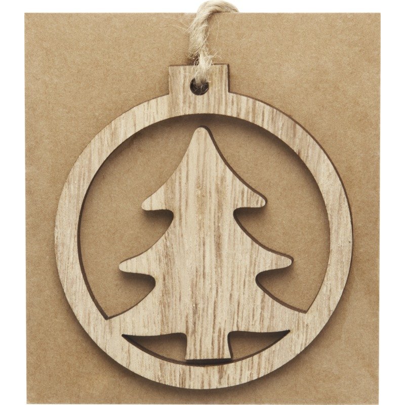 Bullet Natall wooden tree ornament