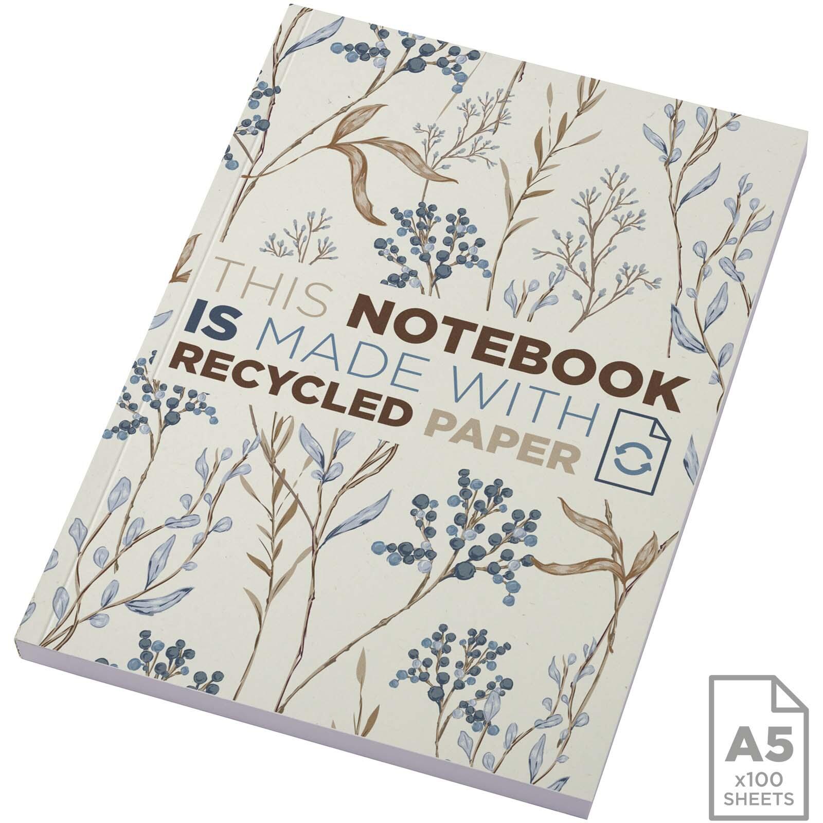 Bullet Novella Austen A5 gerecycled notitieboek met zachte kaft - 100 vellen