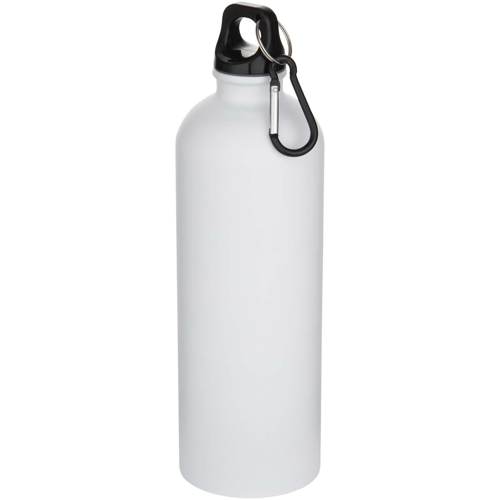 Bullet Oregon 750 ml matte einwandige Trinkflasche aus recyceltem Edelstahl mit Karabinerhaken