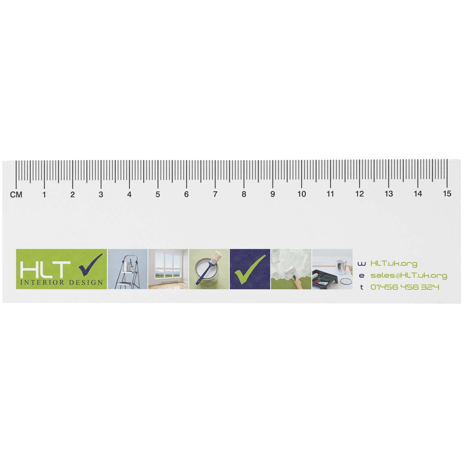 Bullet Sticky-Mate® gerecyclede sticky notes met bedrukte liniaal
