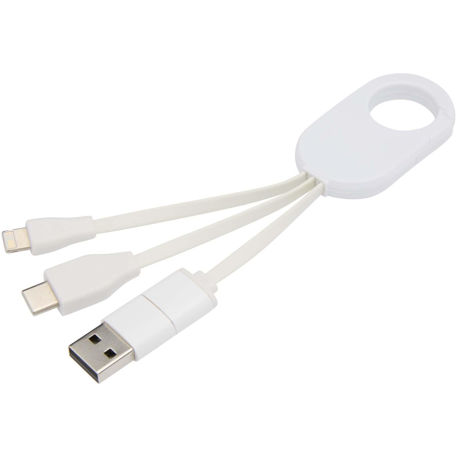Bullet Troop 4-in-1 Ladekabel aus recyceltem Kunststoff