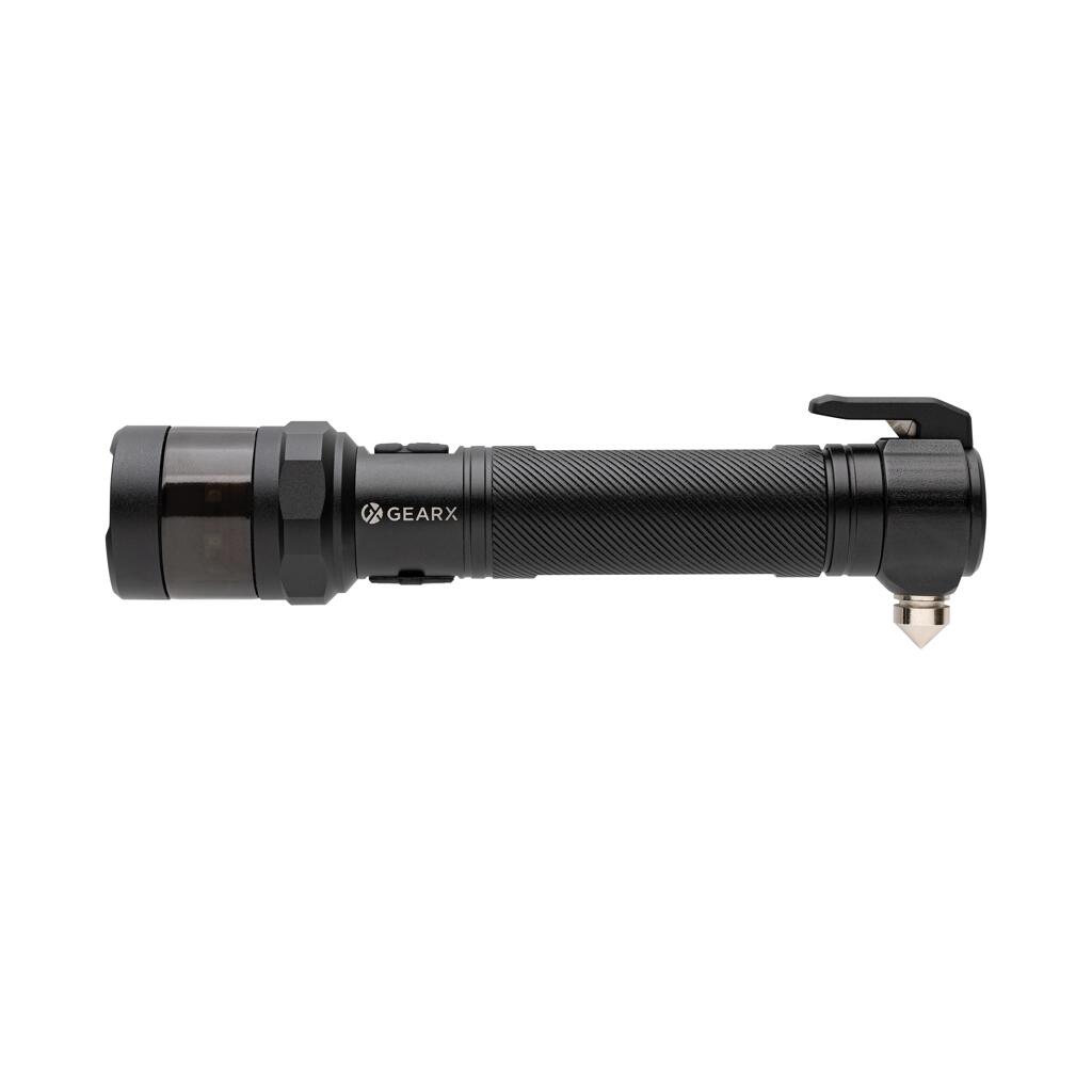 GearX Sicherheits-Taschenlamp aus RCS recyceltem Aluminium