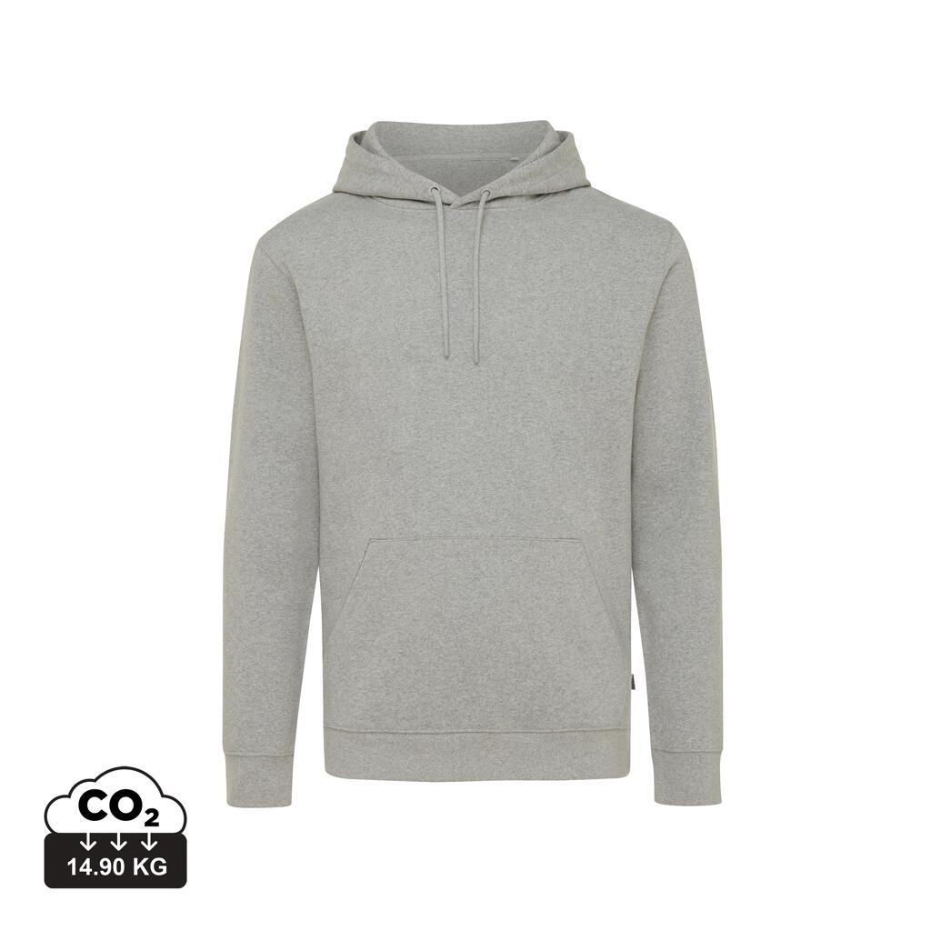 iqoniq Torres Kapuzenpullover aus recycelter Baumwolle ungefärbt