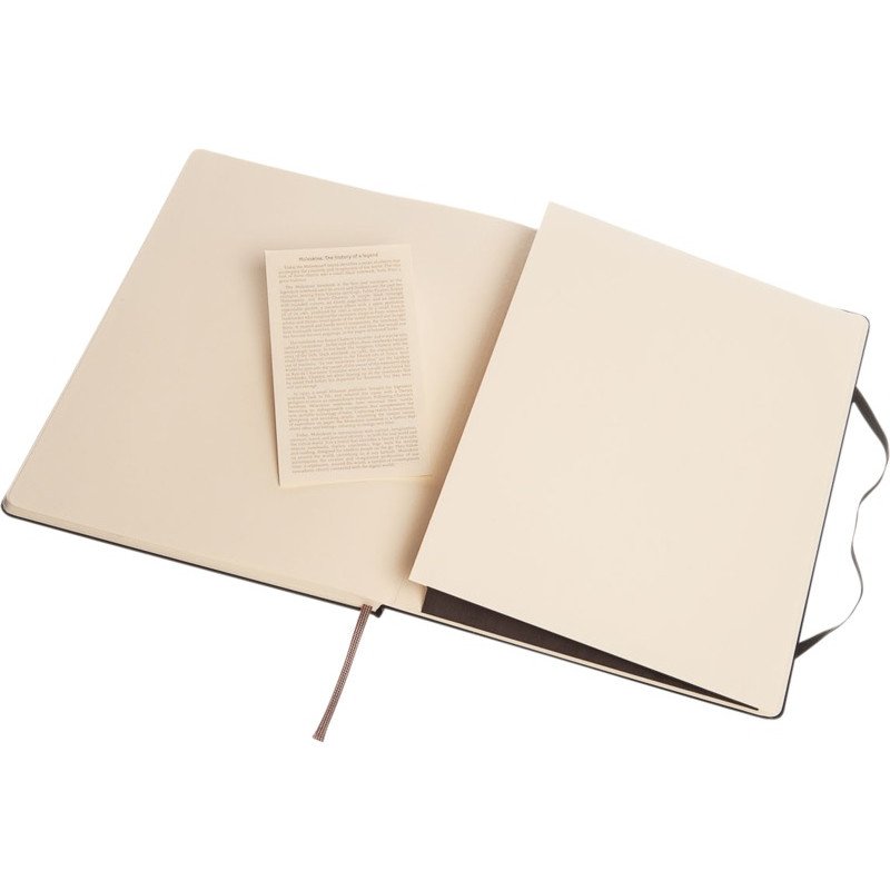 Moleskine A4 hard cover notebook, plain