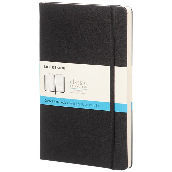 Moleskine Classic A5 hard cover notebook, dotted PrintSimple