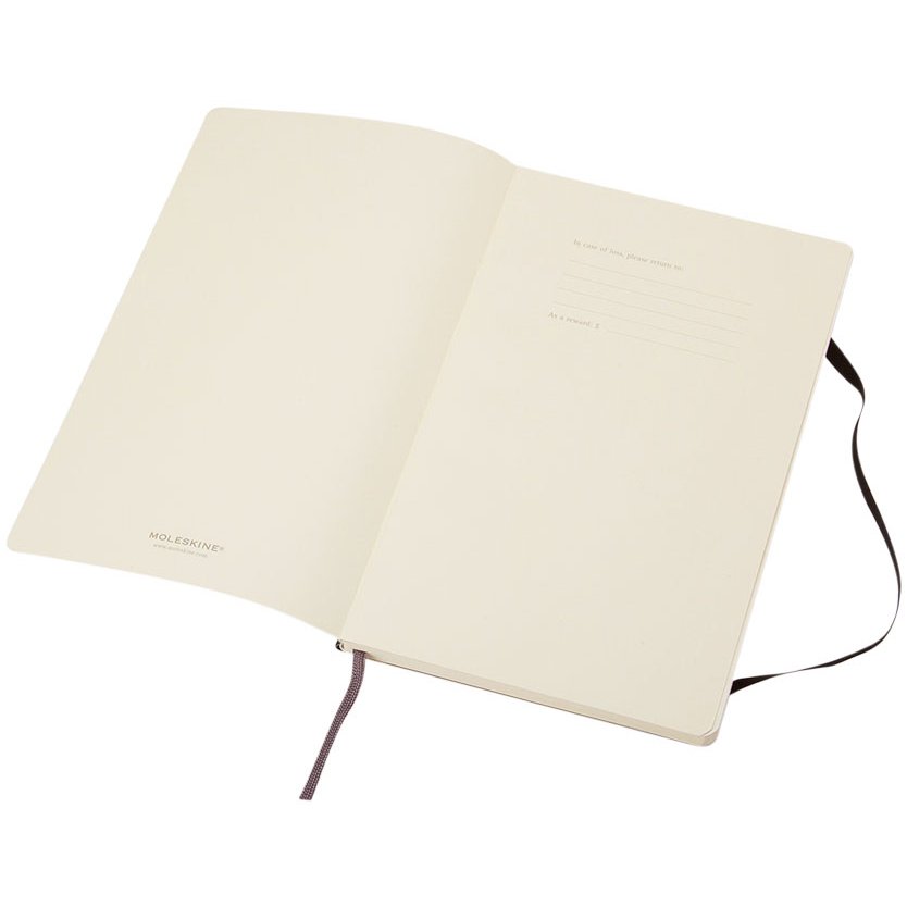 Moleskine A5 soft cover notebook, plain PrintSimple