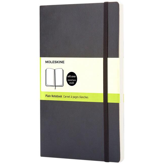 Moleskine Classic A5 softcover notebook, plain