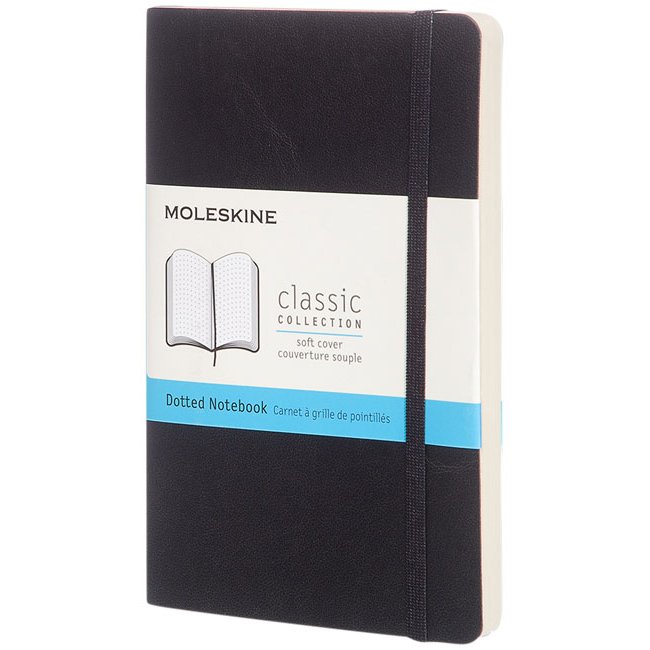 Moleskine Classic PK soft cover notebook, dotted PrintSimple