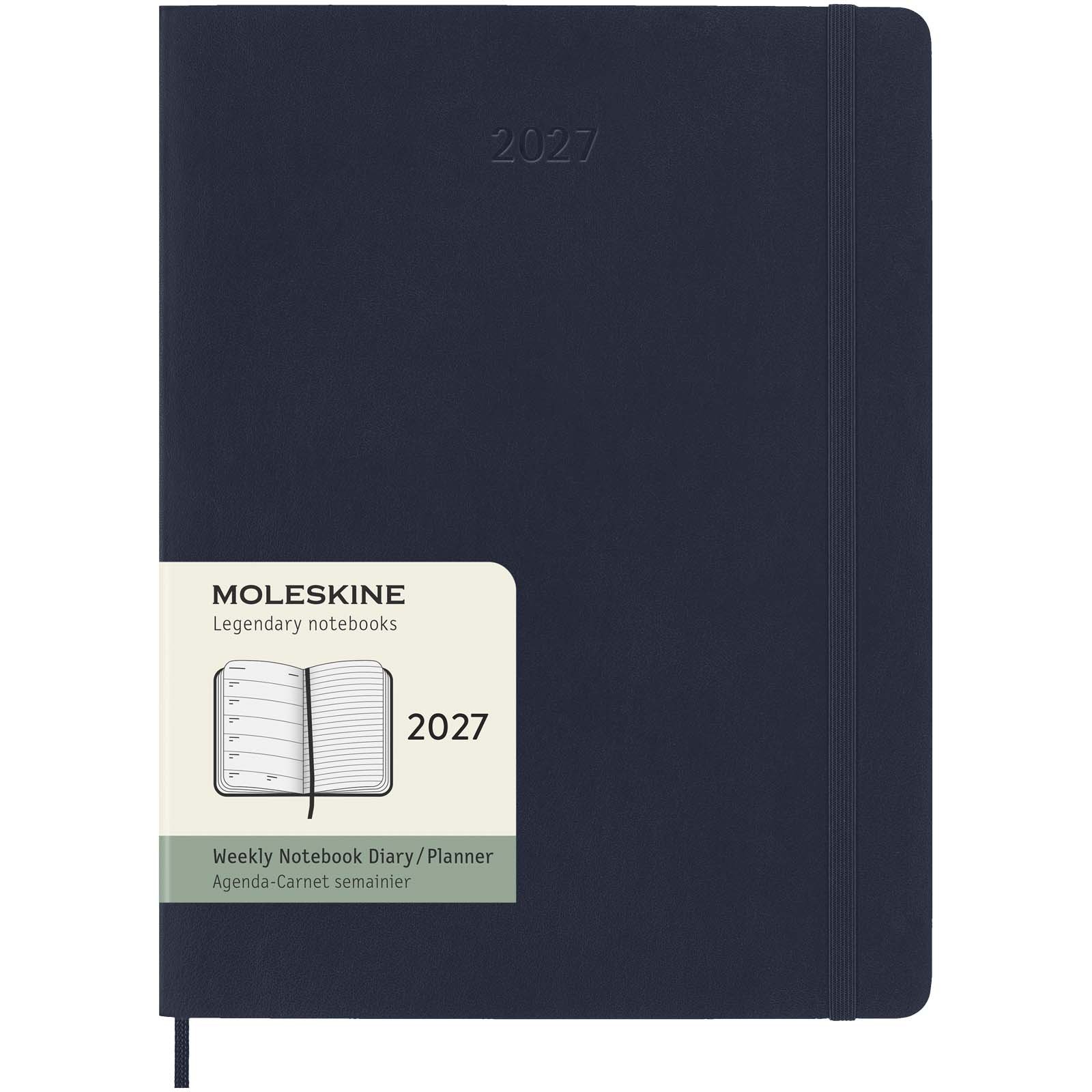 Moleskine weekagenda voor 12 maanden met zachte kaft XL