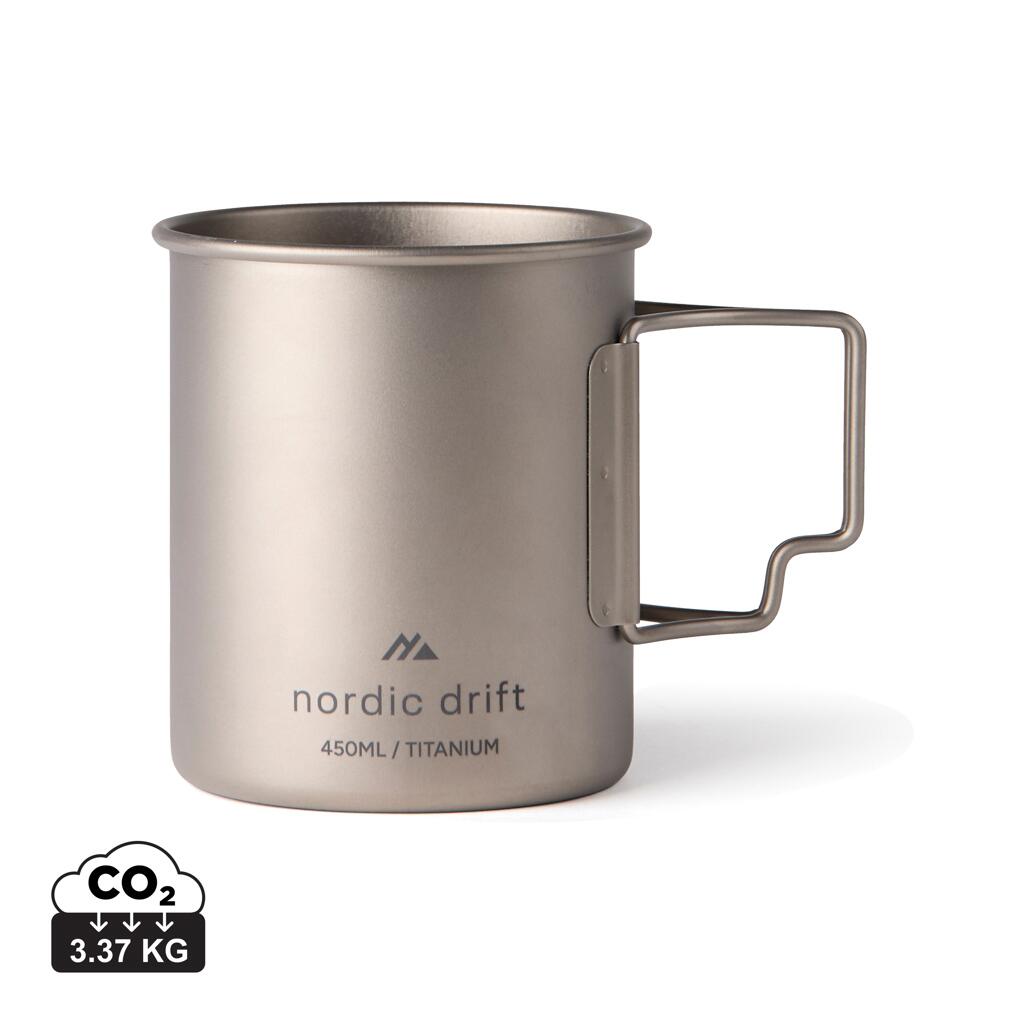 Nordic Drift Trail tasse 450 ml ultra légère en titane