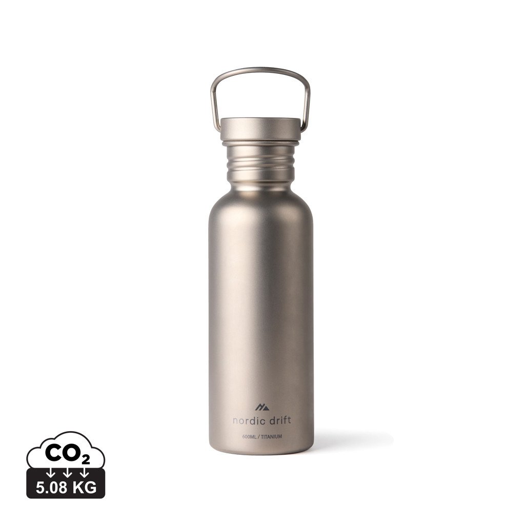 Nordic Drift Trail ultra light titanium 600ml water bottle