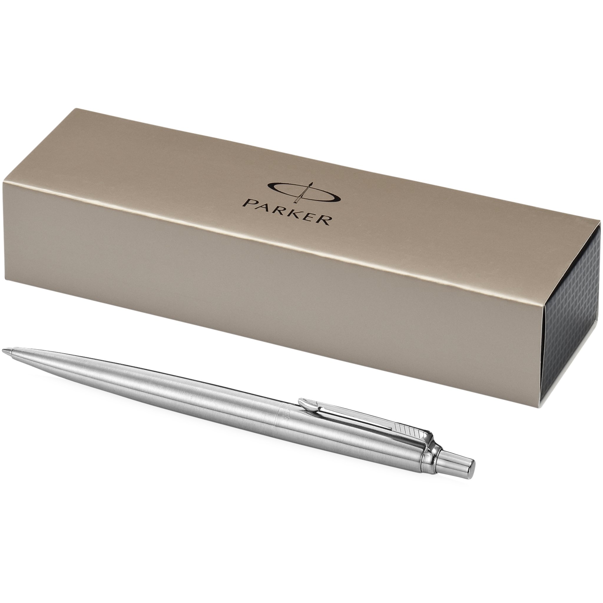 Black Ink Parker UK Parker Jotter Pen & Pencil Stainless Steel set Gift Boxed 