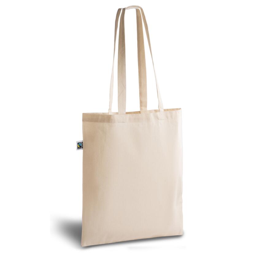 Premium 145 g/m² sac fourre-tout Fairtrade à longues poignées