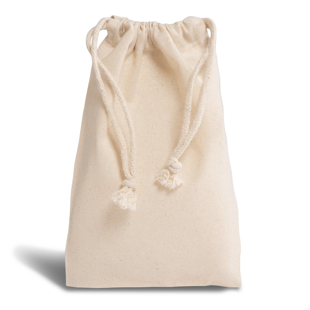 Premium 155 g/m² katoenen trekkoordzak 15 x 20 cm - OEKO-TEX Premium 155 g/m² katoenen trekkoordzak 15 x 20 cm - OEKO-TEX