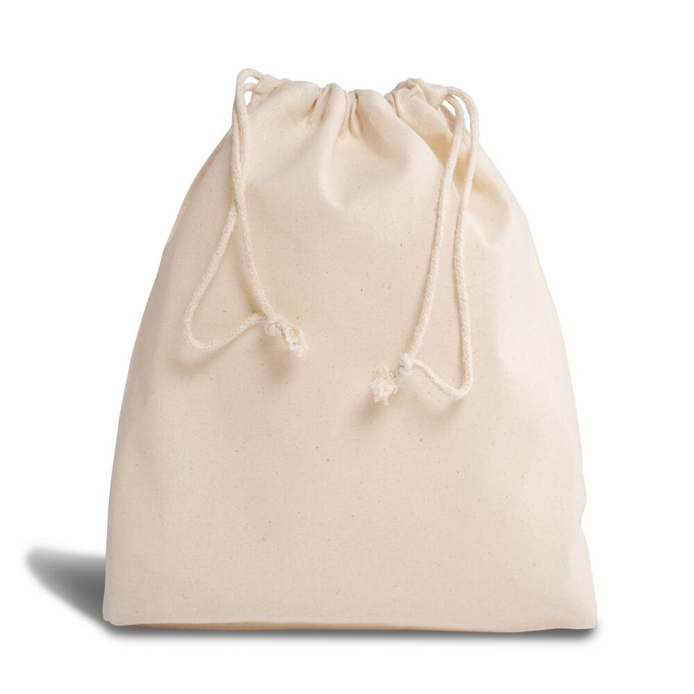 Premium 155g/m² cotton drawstring bag 25 x 30 cm - OEKO-TEX
