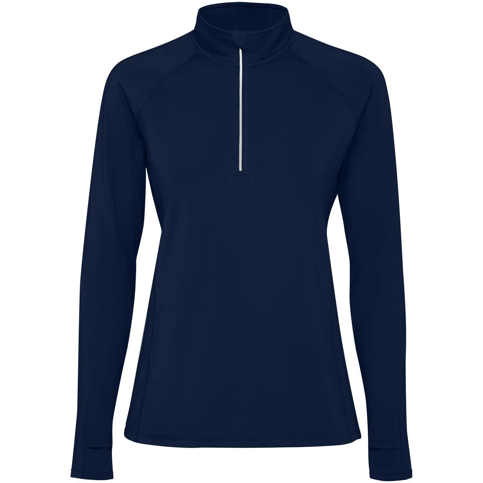 Roly Estambul damessweater met lange mouwen en halve rits