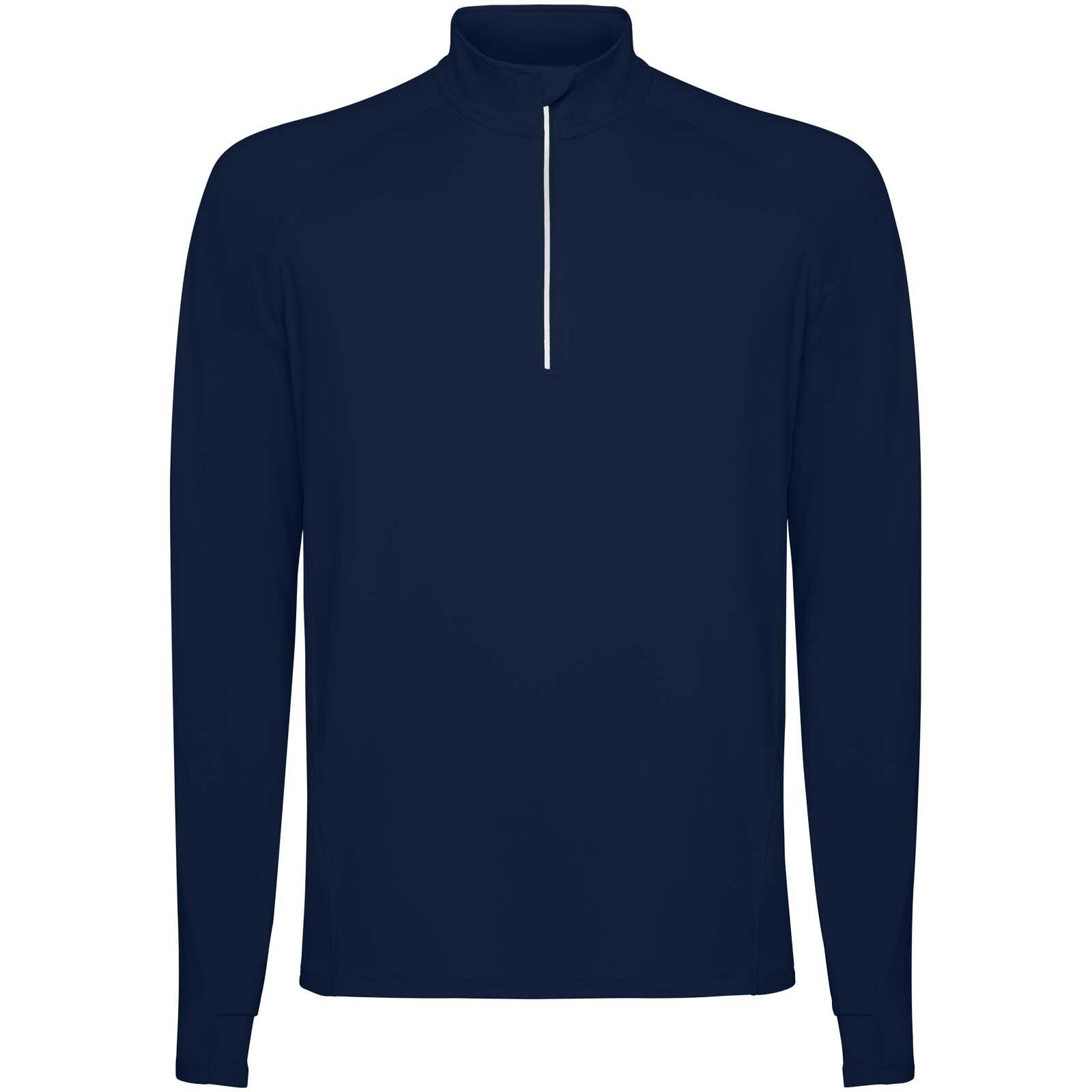 Roly Estambul herensweater met lange mouwen en halve rits