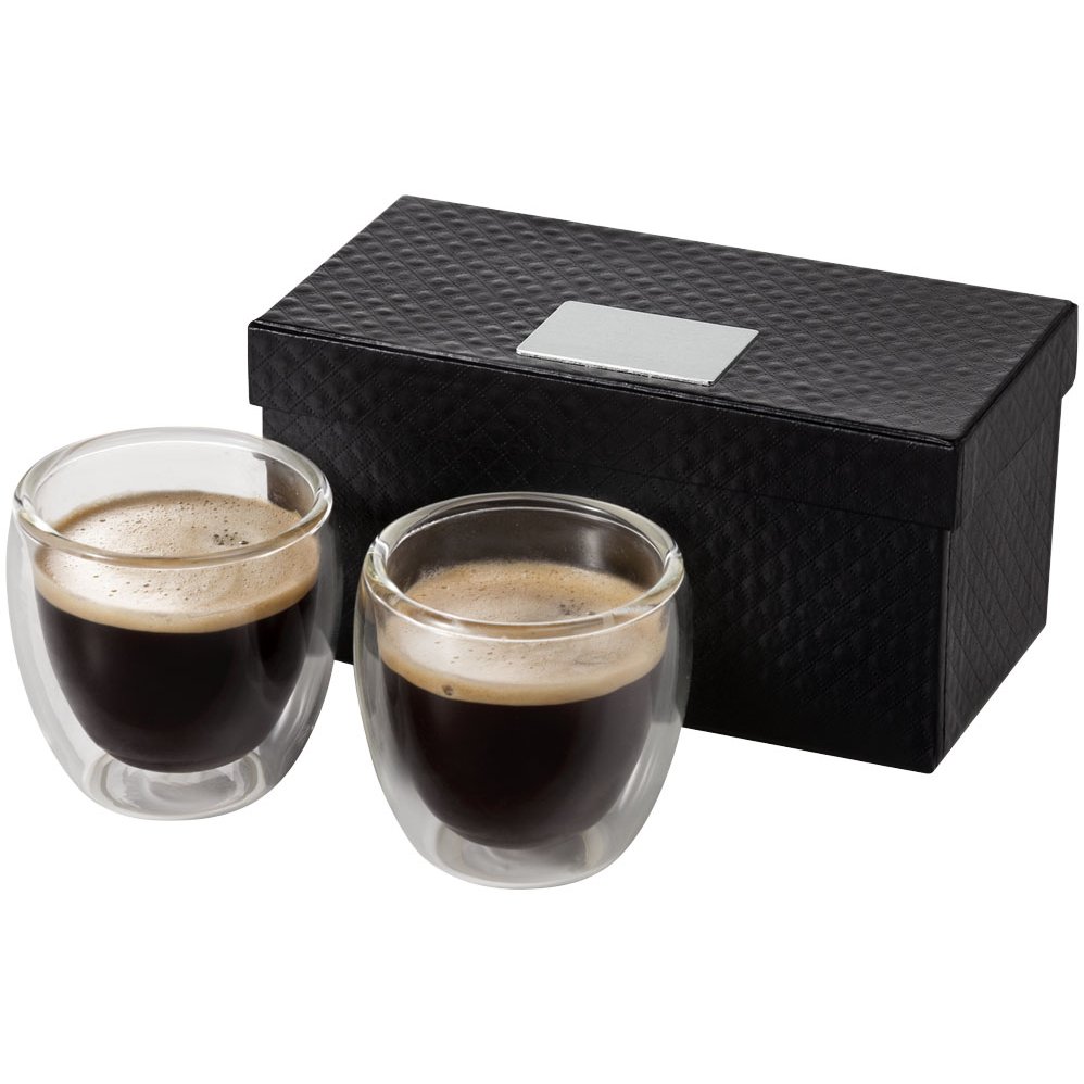 Seasons Boda 2piece glass espresso cup set PrintSimple