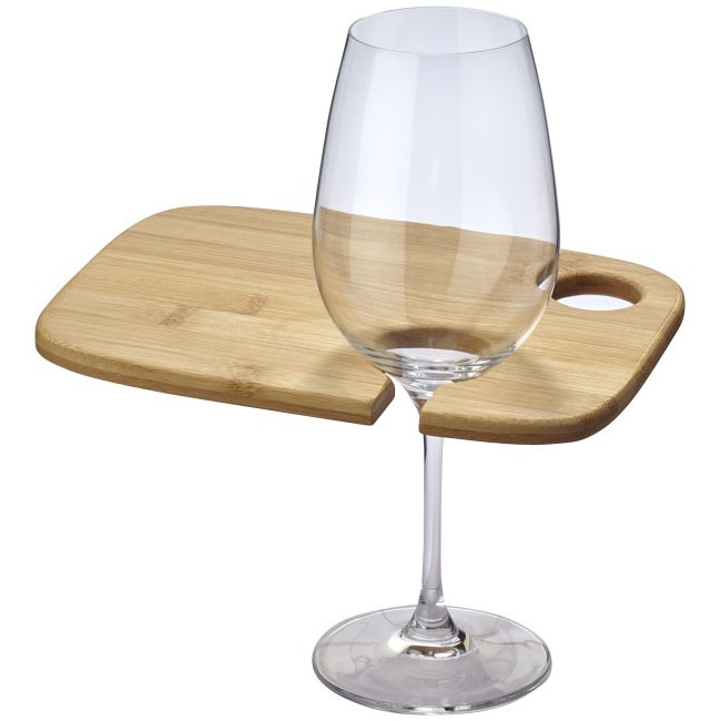 Seasons Miller Wooden Appetiser Board With Wine Glass Holder