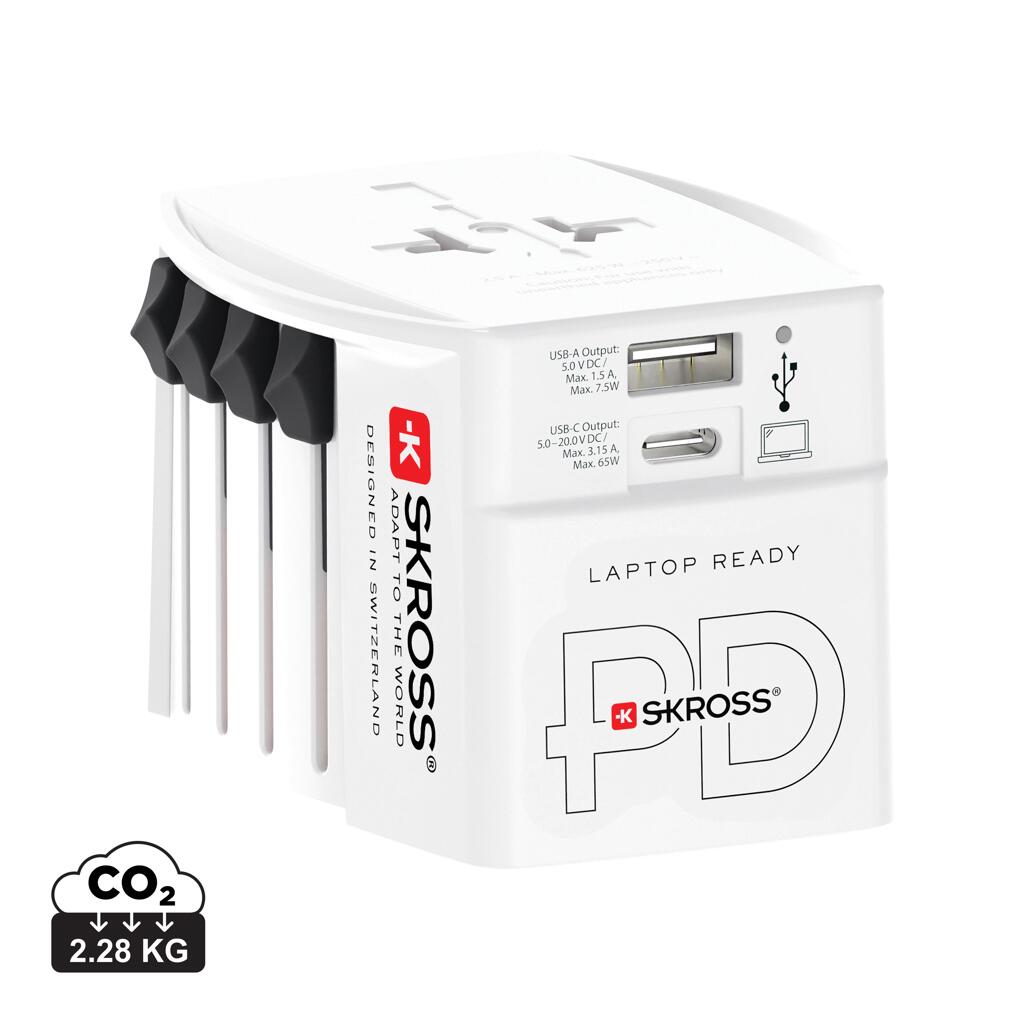 Skross adaptateur de voyage universel MUV 65W PD avec USB