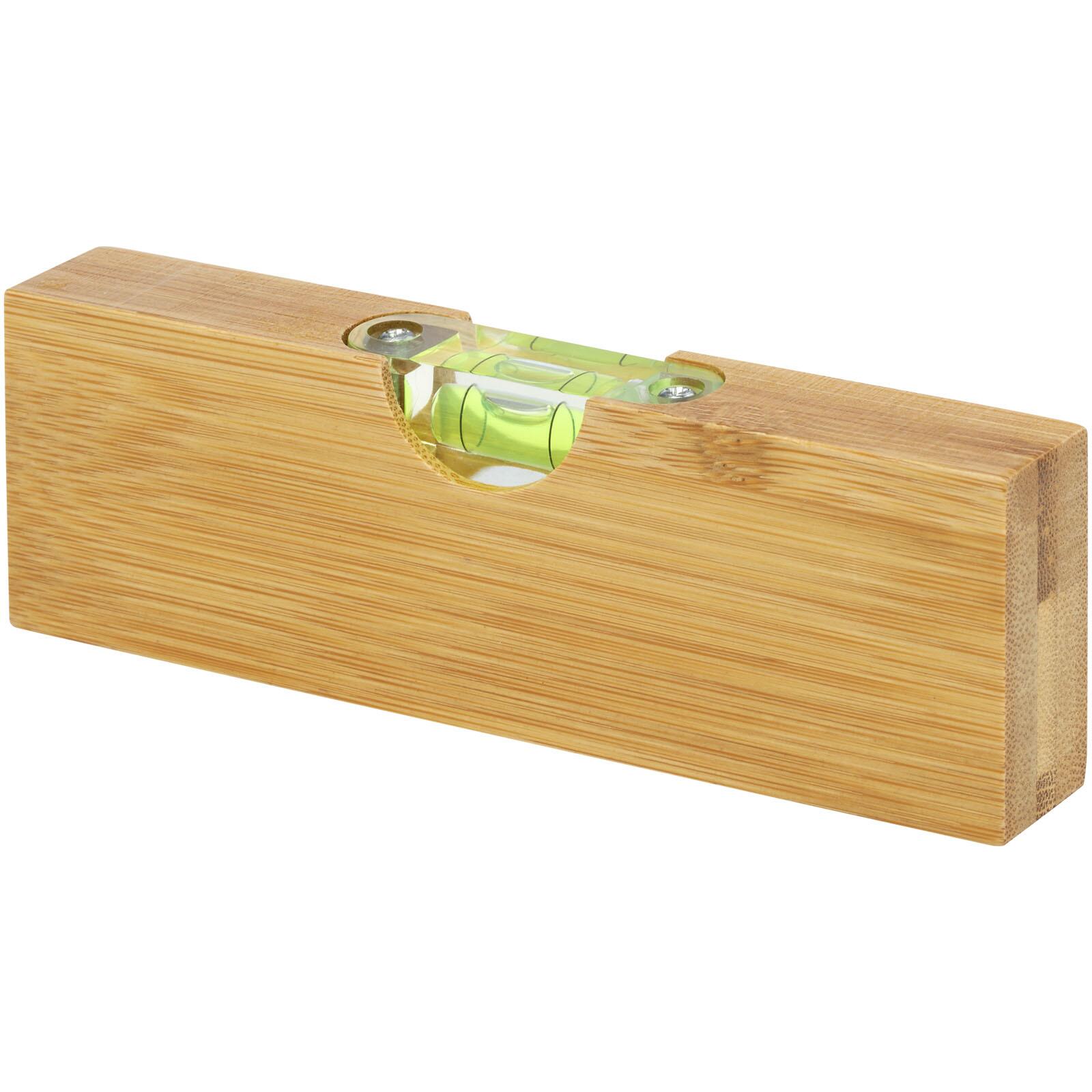 STAC Flush waterpas van bamboe met flesopener